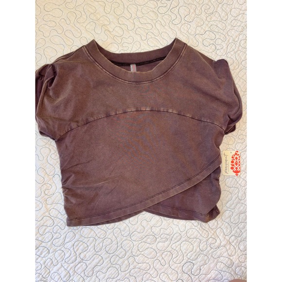 Free People Movement Tops - Free People Movement Crossover Top Dark Espresso Brown Size Medium